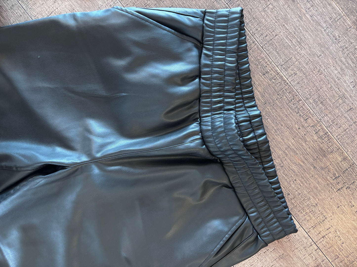 RD Style Bella Vegan Leather Jogger  | Medium
