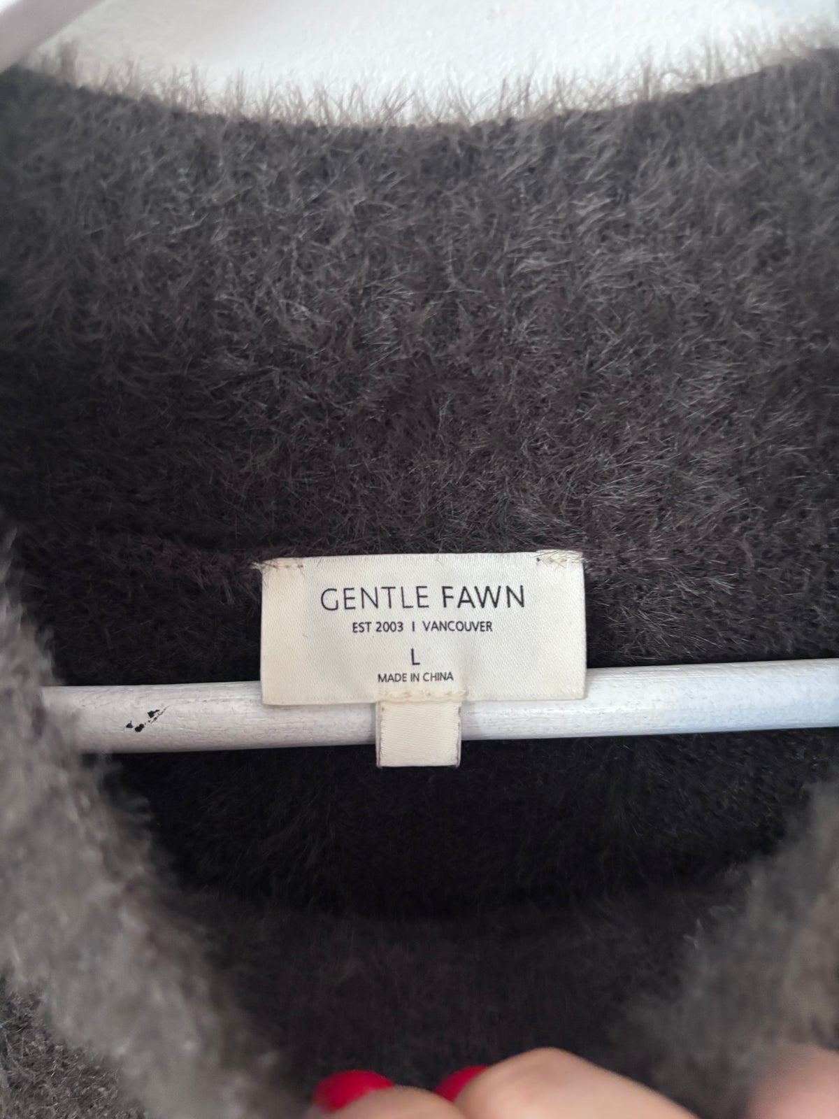 Gentle Fawn Jace Pullover Dark Brown | Sz Large