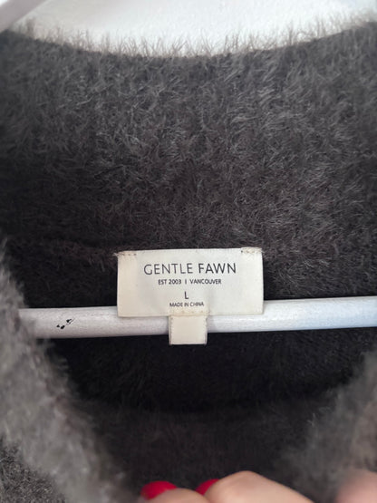 Gentle Fawn Jace Pullover Dark Brown | Sz Large