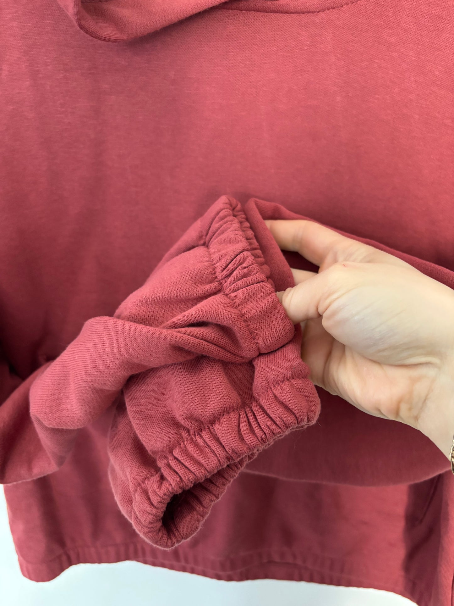 Paper Crane Burnt Orange Pocket Hoodie | Large (N236M8)