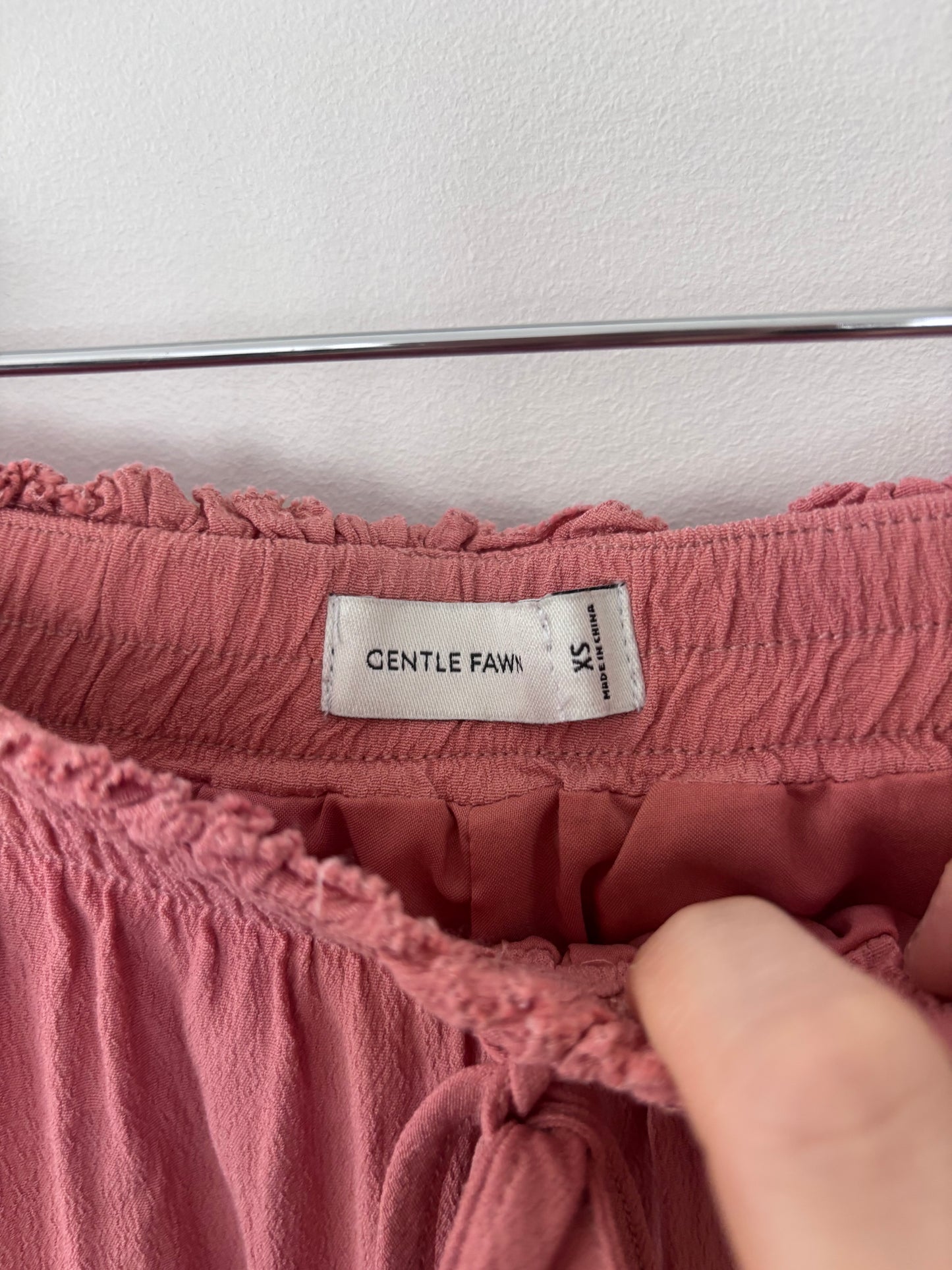 Gentle Fawn Cropped Drawstring Pants | Sz XS