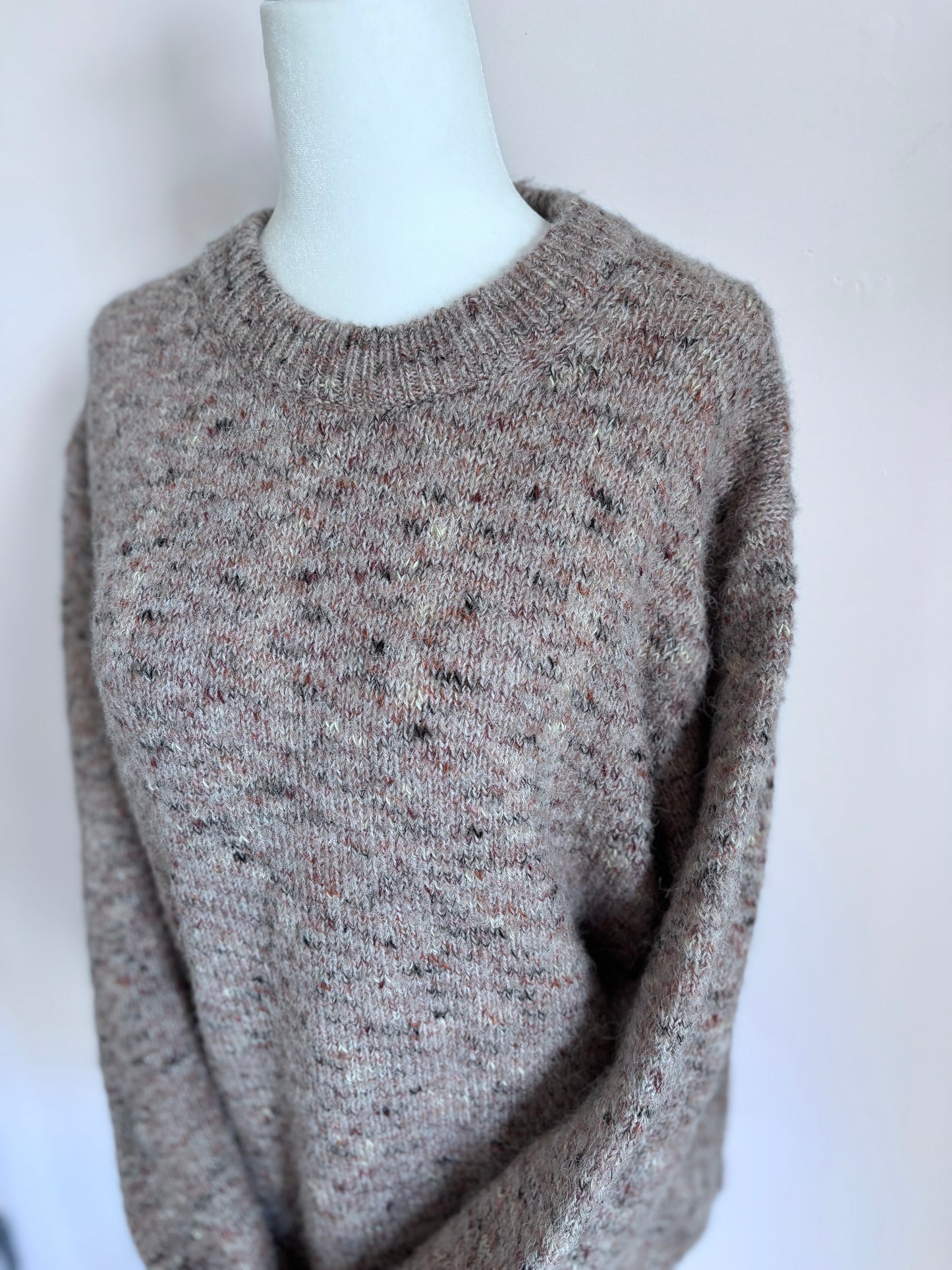 RD Style Speckled Taupe Sweater | Sz Small