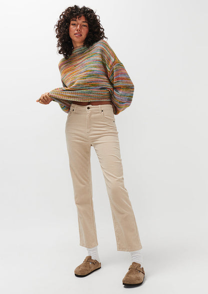 Ghanda Ecru Corduroy Jeans | Sz 8 (fits like sz 25 or 26)