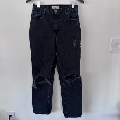 A&F 90s Straight Ultra High Rise Denim | Sz 4 or 27 (CS20W8)