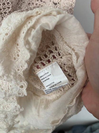 Rebellion Crochet Tank Top | Sz Large (fits Medium)