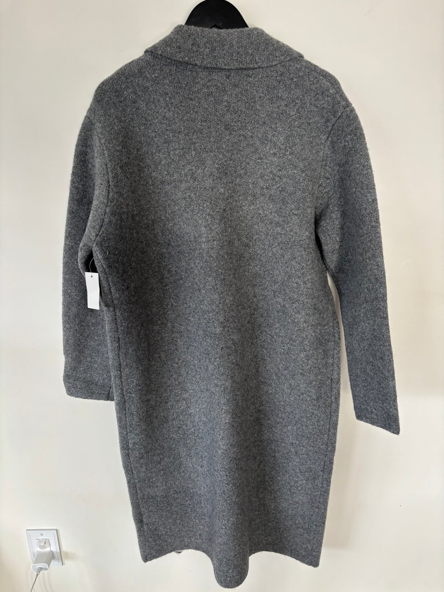 Lyla & Luxe Oversized Victoria Coat Dark Grey | Small (fits like medium or large)