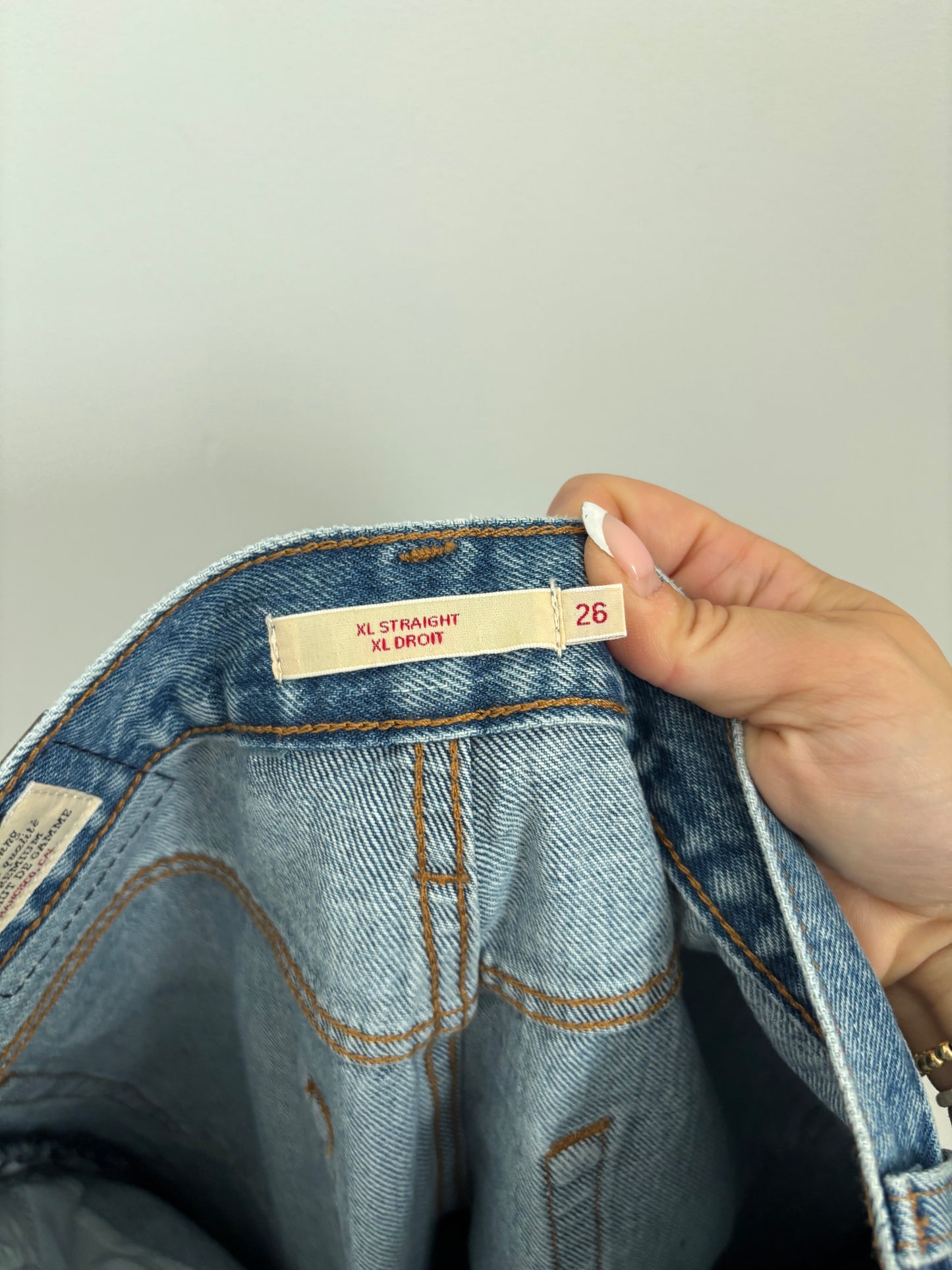 Levi's XL Wide Leg Tie Waist | 26 (fit like 27)
