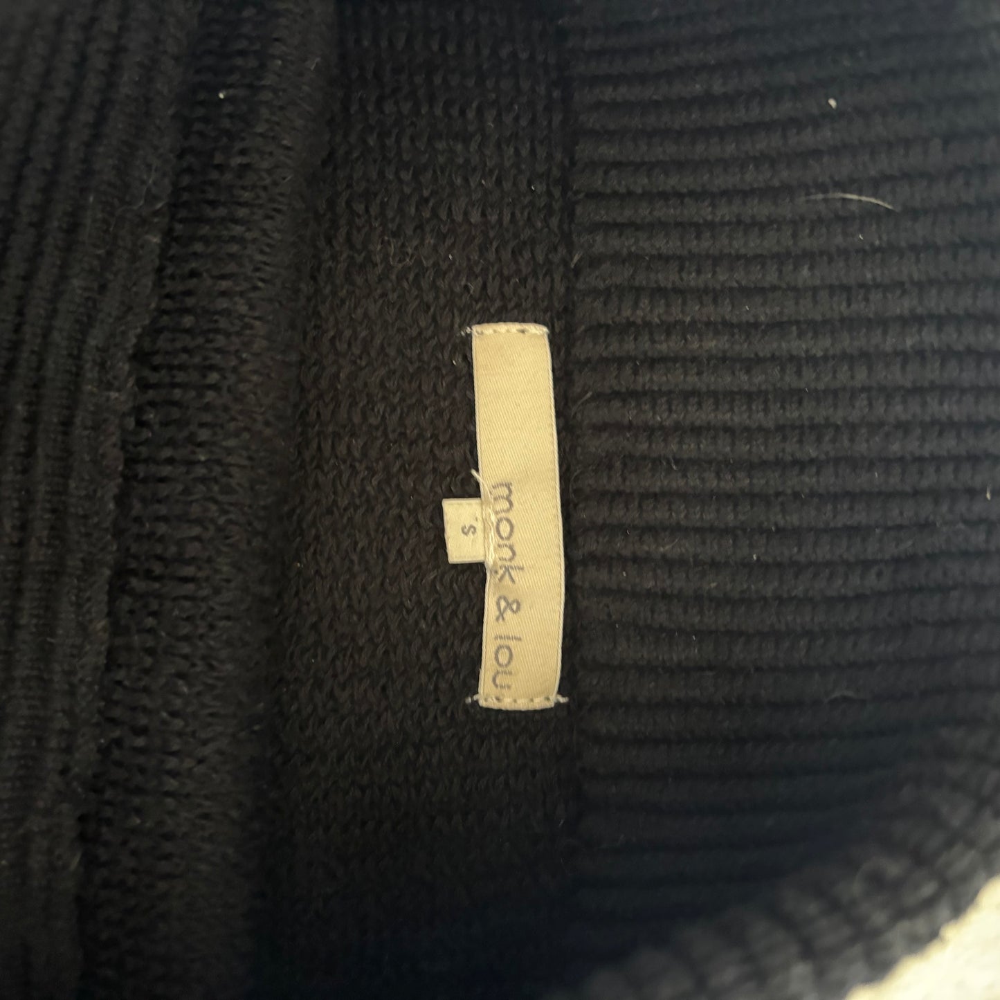 Monk & Lou Kinley Ribbed Tunic Sweater | Small (O90P3)