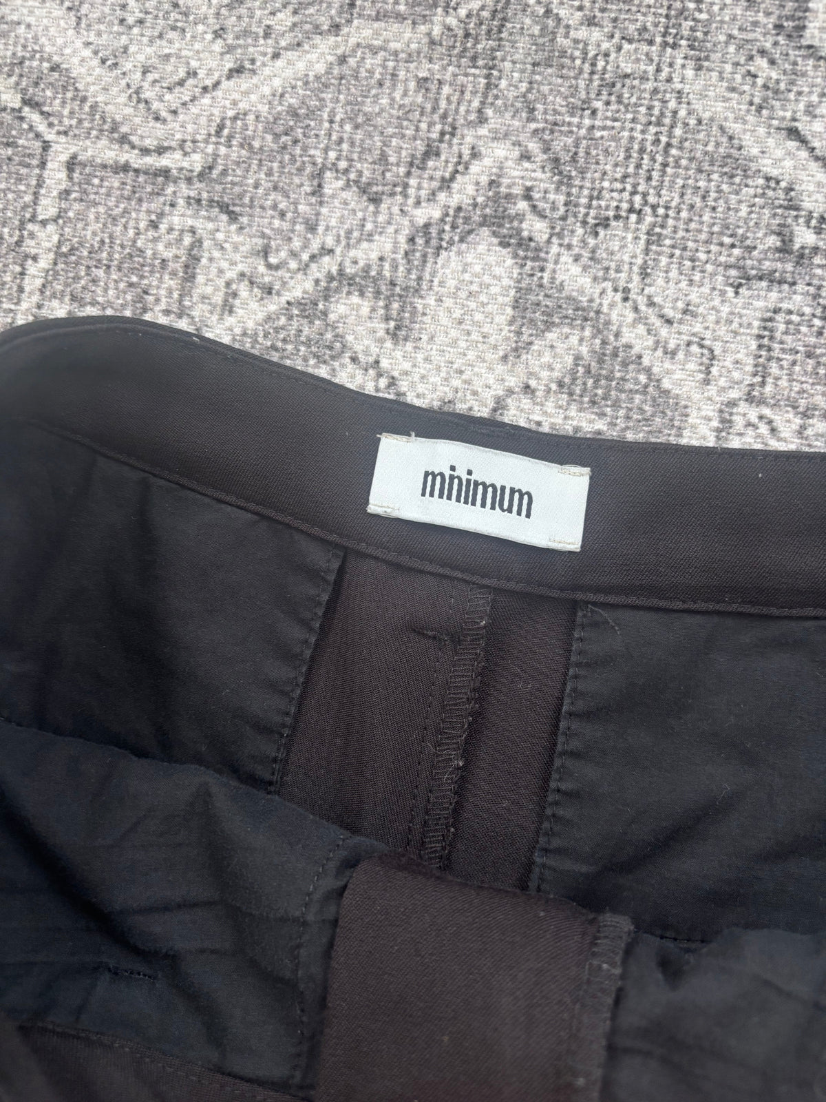 Minimum Black Wide Leg Trousers | Sz 40 (size 29/30)
