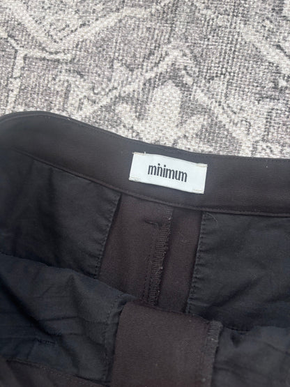Minimum Black Wide Leg Trousers | Sz 40 (size 29/30)