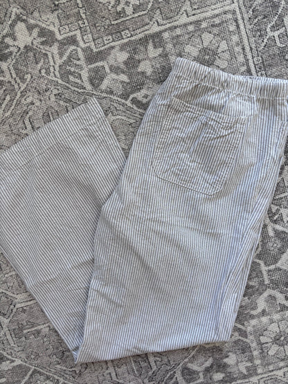 Cali 1850 Subtle Striped Cotton Pants | Sz Medium