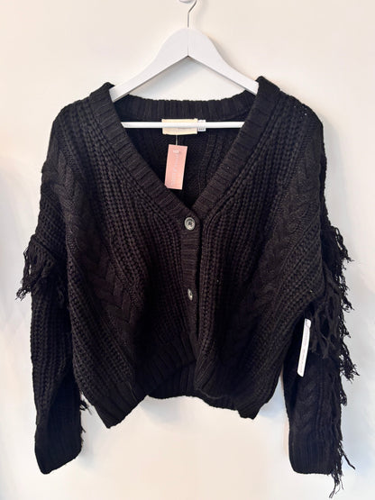 Stitch and Stone Black Shania Cardigan | Sz Medium Oversized
