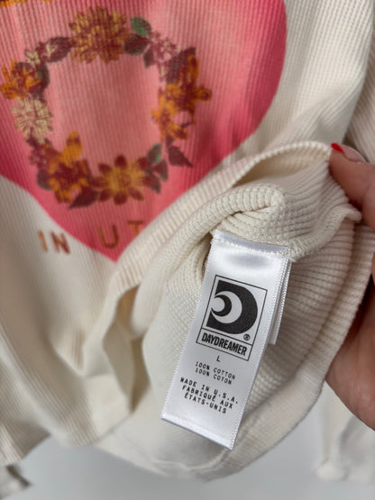DayDreamer Nirvana Shrunken Thermal Top  | Sz Large (tight fit)