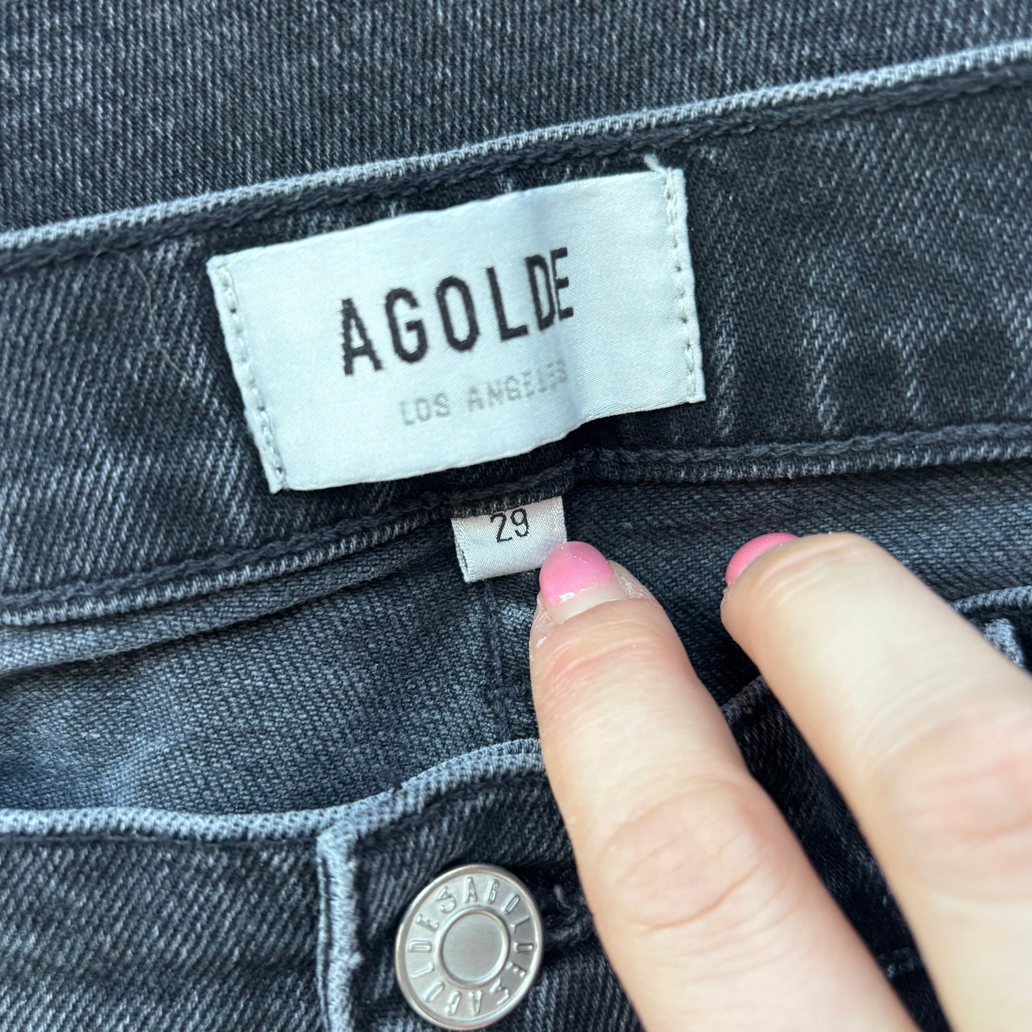 AGOLDE Lyle Low Rise Straight Jeans | Sz 29 (CS31B11)
