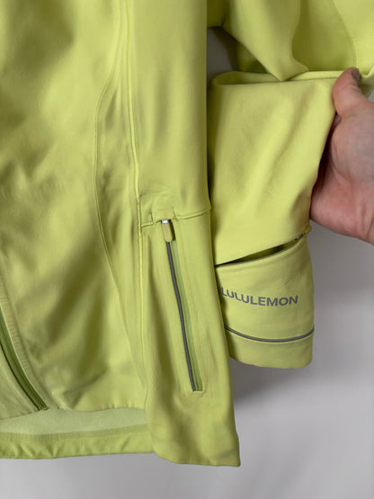 Lululemon Cross Chill Jacket *RepelShell Electric Lemon | Sz 8