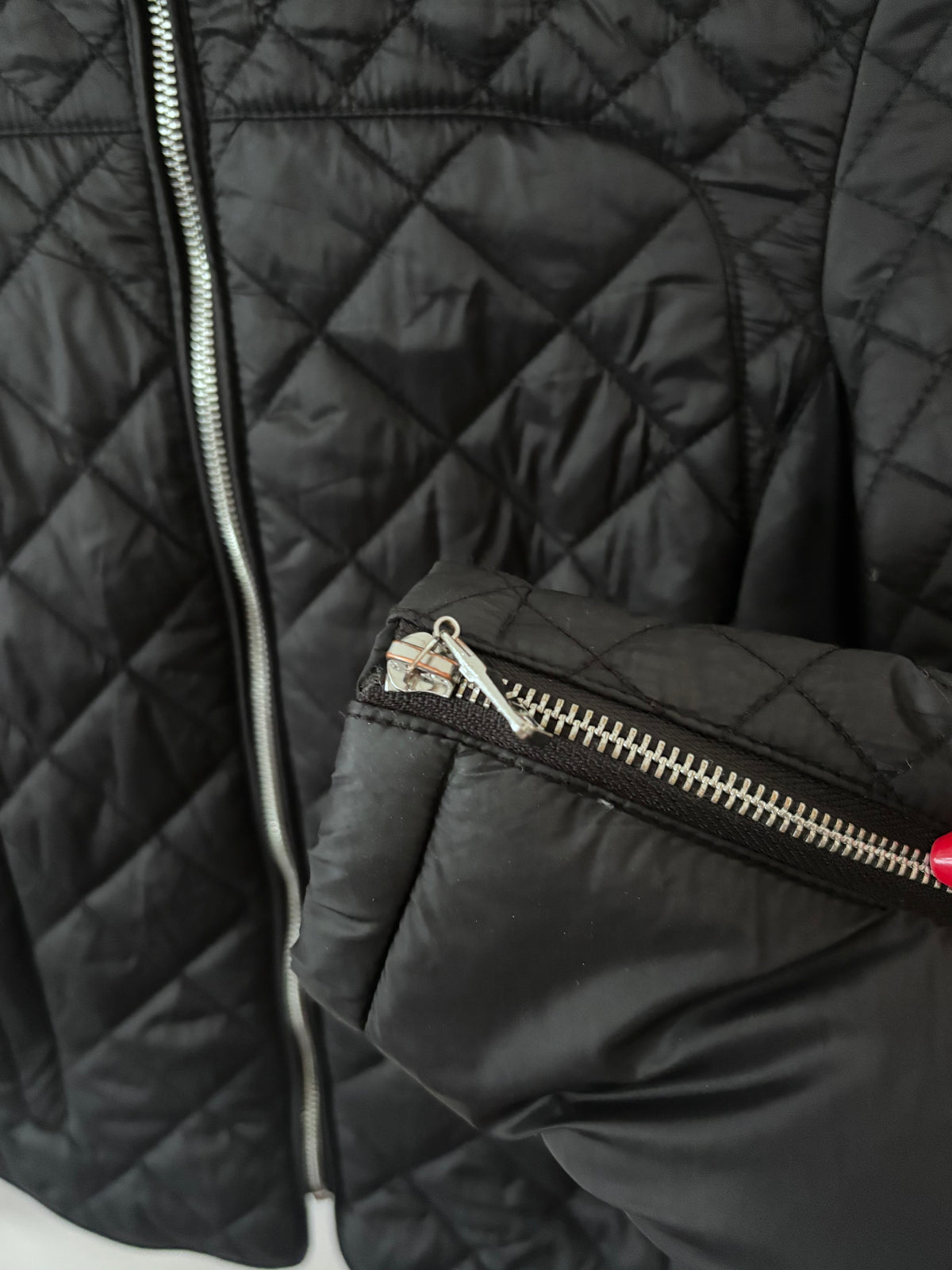 Lili Sidonio Quilted Bomber Jacket | Sz Small