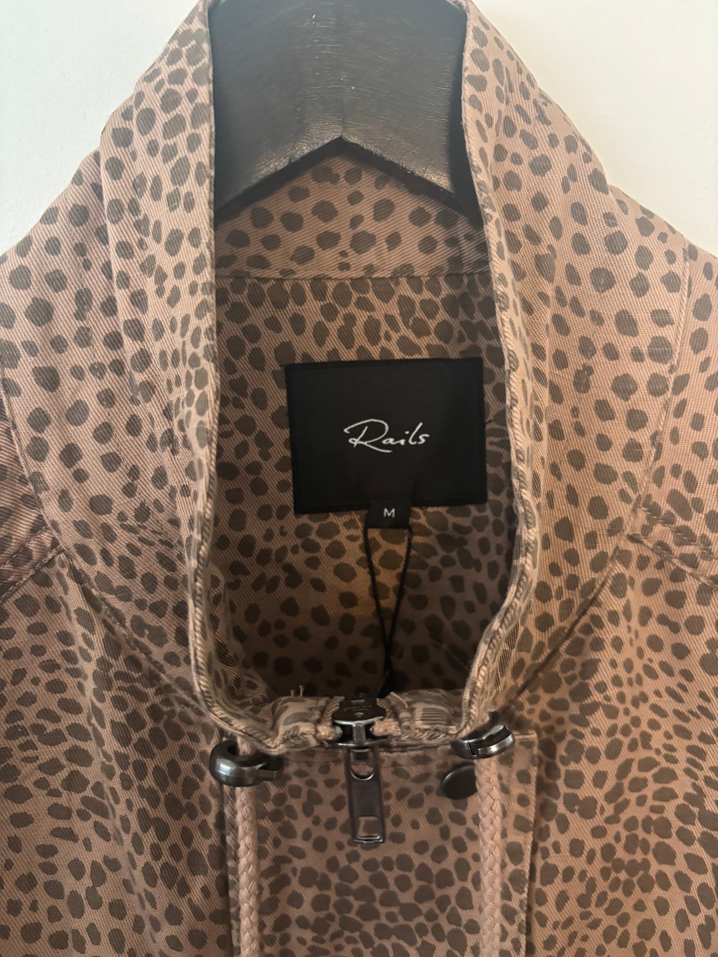 Rails NWT Tawny Spots Brown Heavyweight Tencel Jacket | Sz Medium (may fit large)(J170E13)