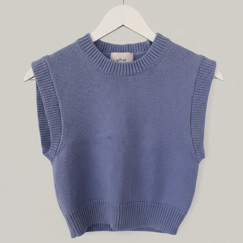 Wilfred Knit Sleeveless Alps Sweater Vest | Sz Small