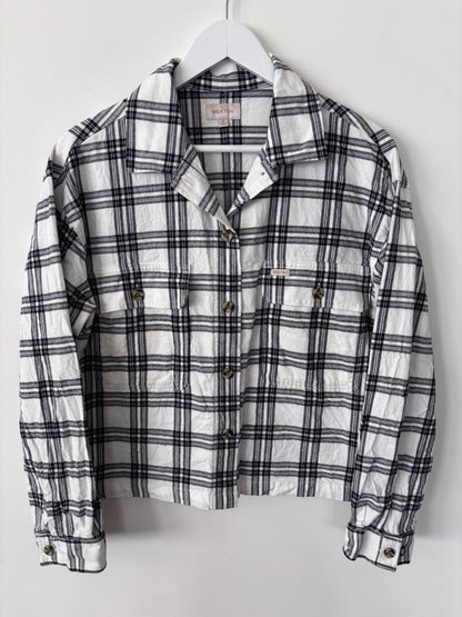 Brixton Bowery Button Up Flannel Organic Cotton Shirt | Sz Small (fits larger)