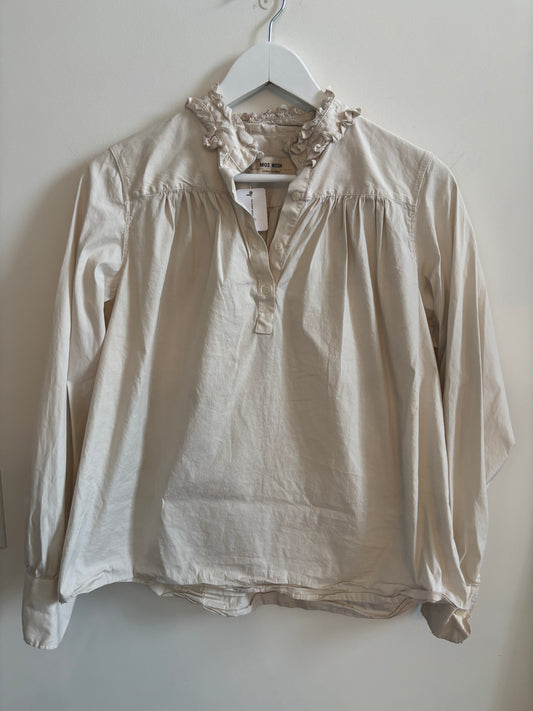 Mos Mosh Open Collar Blouse | Small