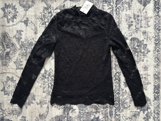 Vero Moda High Neck Lace Top | XS (N150C1)