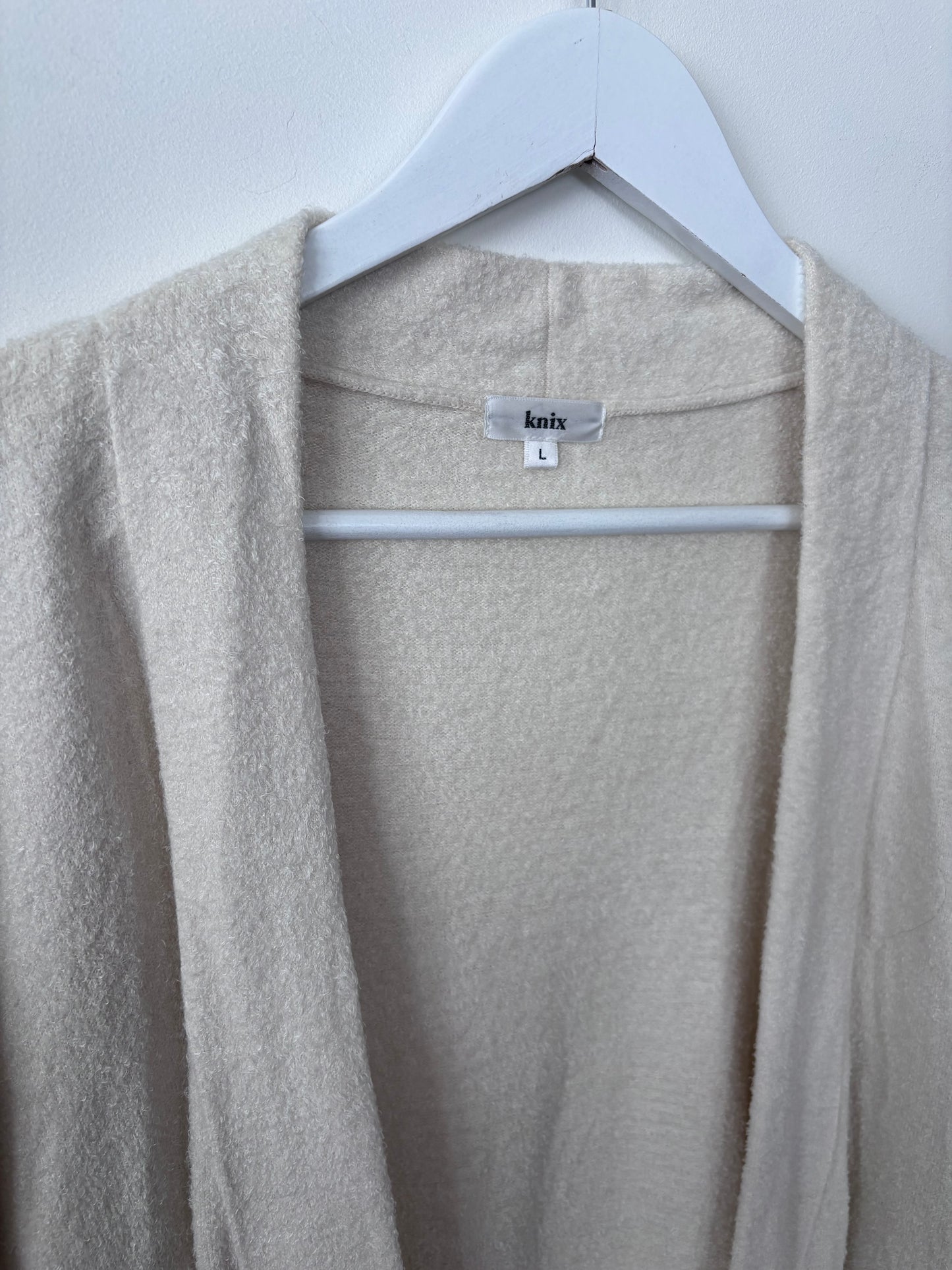 Knix Soft Longline Cardigan White/Cream | Large