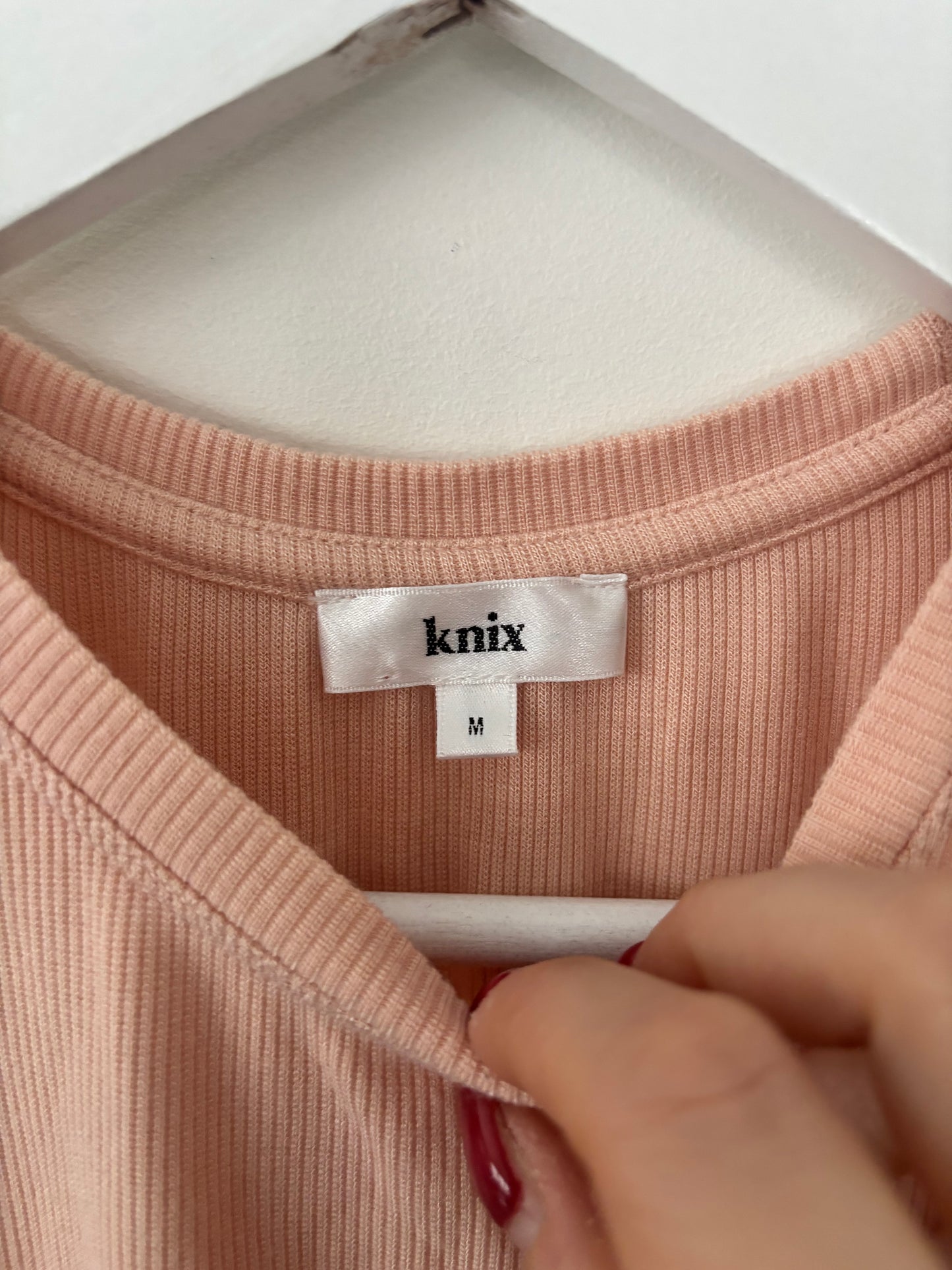 Knix X Ashley Graham Ribbed Modal Bodysuit | Sz Small (J66BC5)