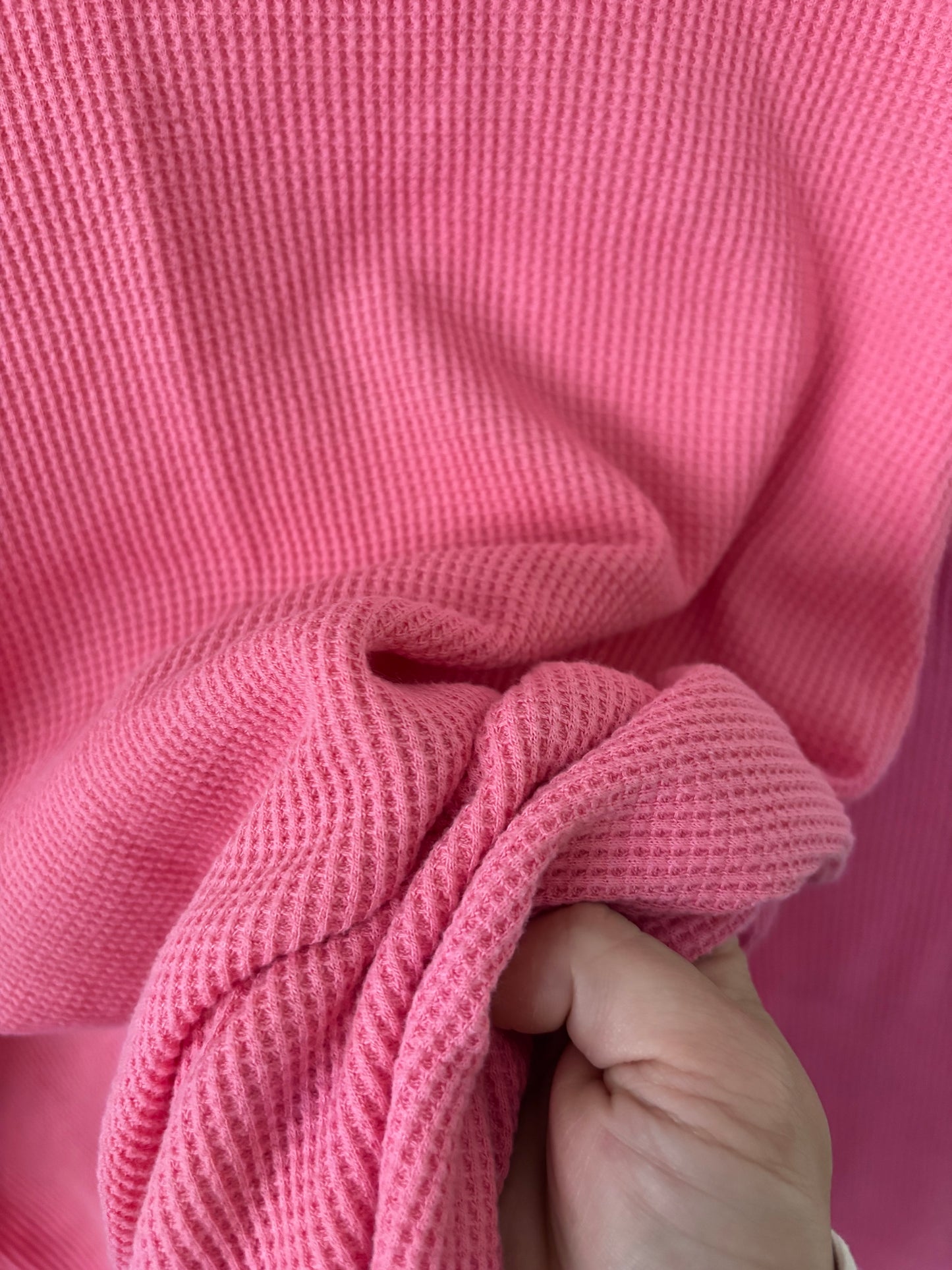 Priv Everyday Waffle Set in Hot Pink | Sz Medium