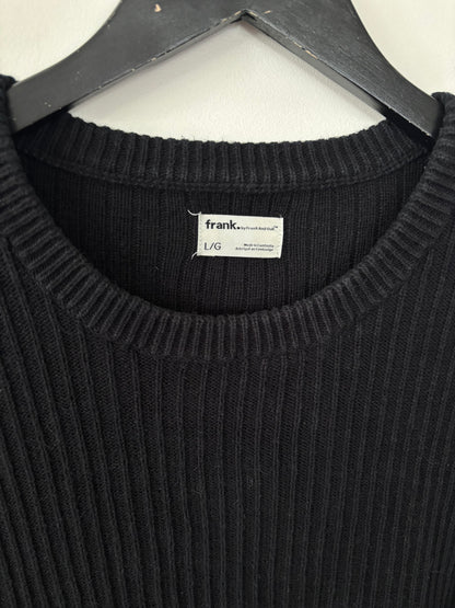 Frank & Oak Ribbed Cotton Crewneck Sweater | Sz Large