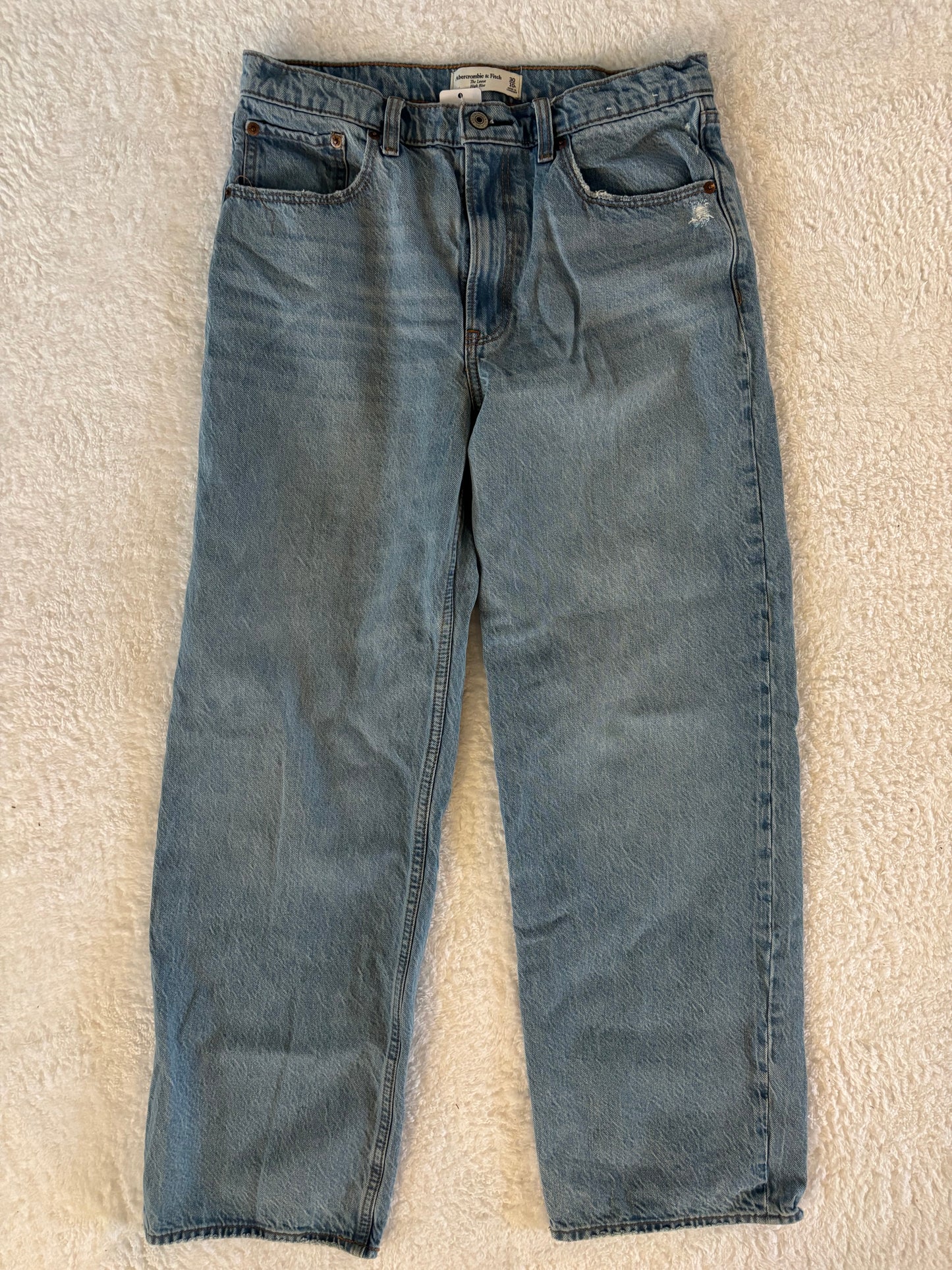 Abercrombie The Loose High Rise Denim | 10 (O126M17)