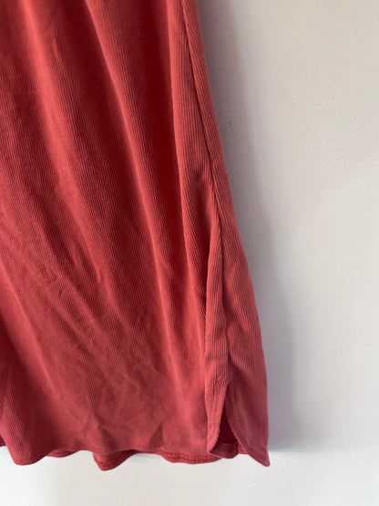 Gentle Fawn Ribbed Tank in Brick Red | Sz Medium