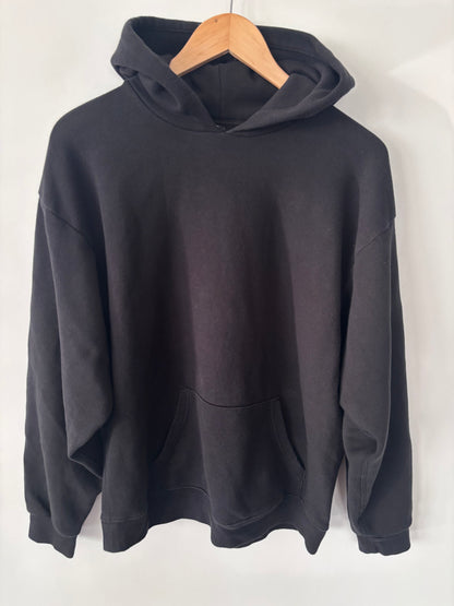 Skims Oversized Cotton Fleece Hoodie in Onyx | XXS (fits like Small)