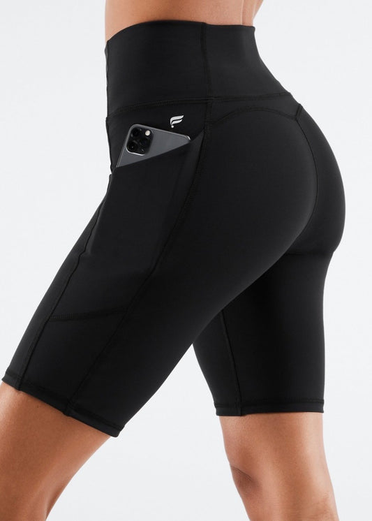 Fabletics High Rise Pocket Shorts | Sz Small (L9)