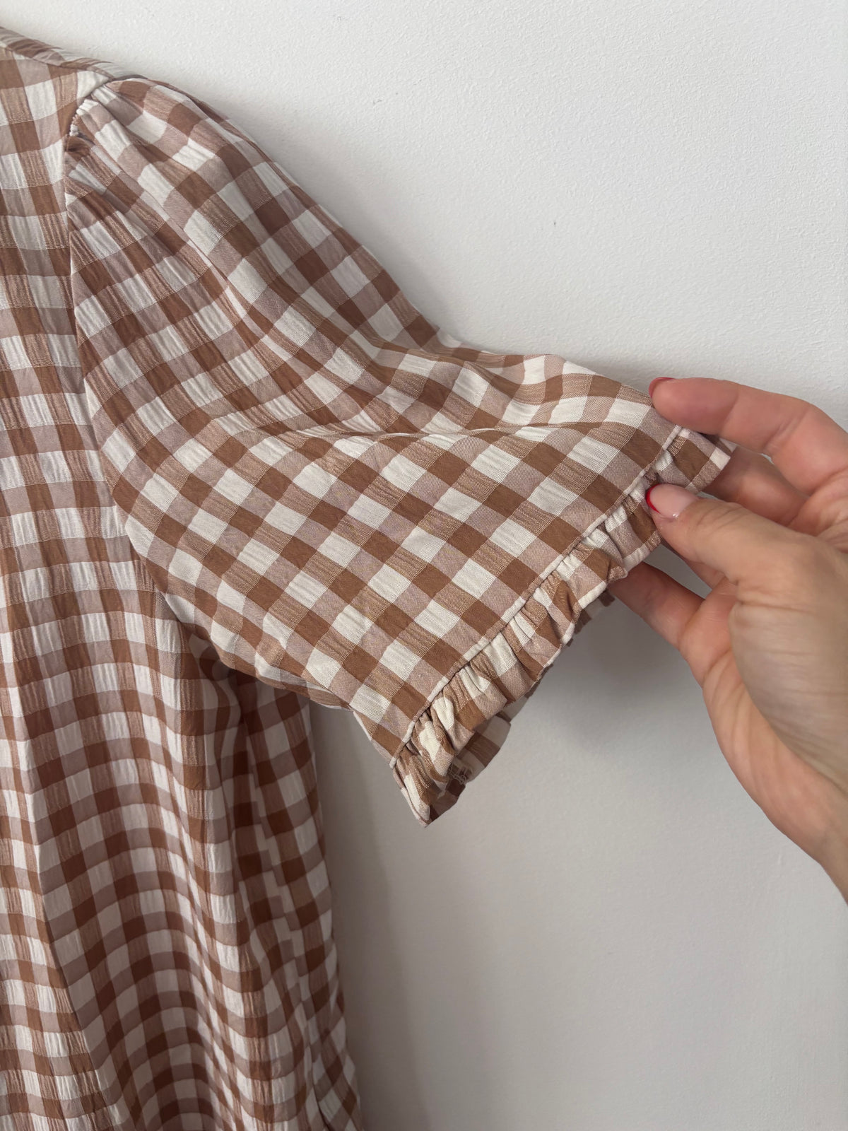 SoyaConcept Camela Gingham Blouse | Sz Medium