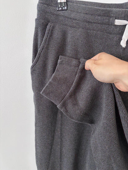 Province of Canada Waffle Thermal Charcoal Joggers | Sz Small