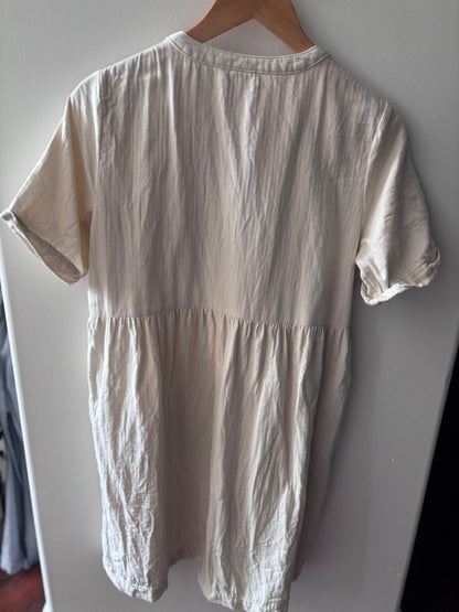Old Navy Lace-Up Twill Shift Dress | Sz Medium