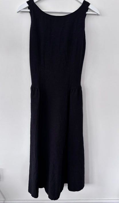 Japna Black Linen Blend Dress | Sz Small