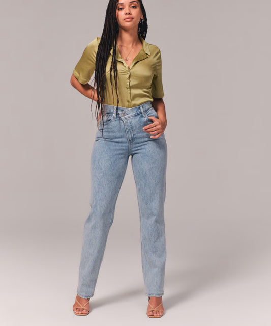 Abercrombie 90s Slim Straight Curve Love Denim | 29