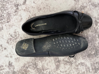 Latouche Black Ballet Flat | Sz 7.5 / 38