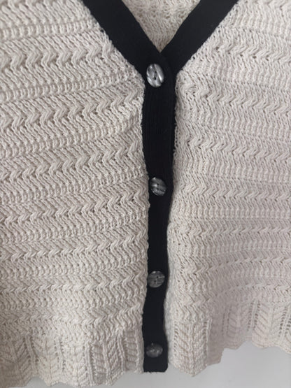 A&F Crochet Sweater Vest | Sz Large