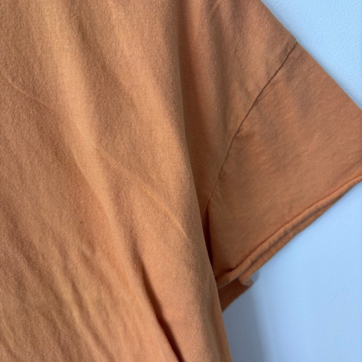 RD Style Orange Rolled Hem Tee | Sz Medium