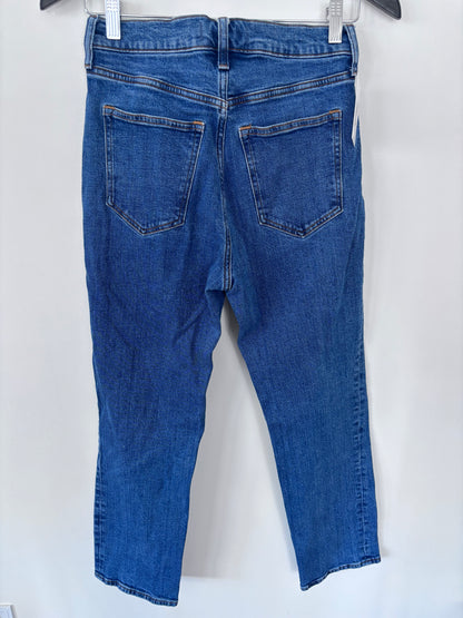 A&F Ankle Straight Ultra High Rise (medium/dark wash) | Sz 4 or 27 (CS21W8)