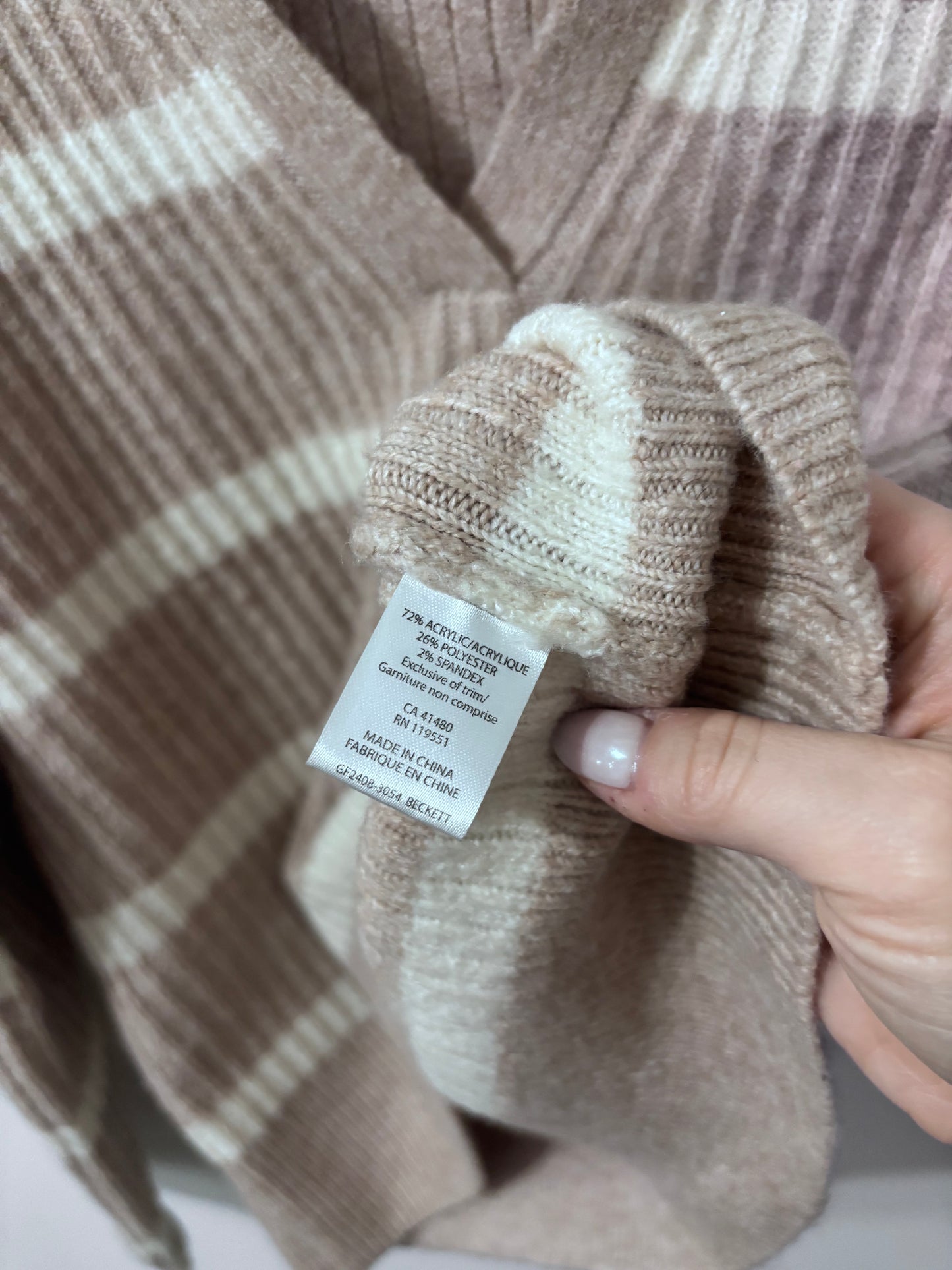 Gentle Fawn Oatmeal Becket Pullover Sweater | Sz Small (fits oversized)