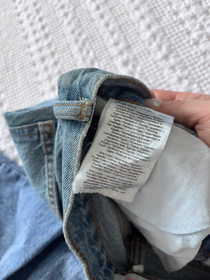 ONLY High Rise Straight Leg Denim | Sz 29 (small fit, 28)
