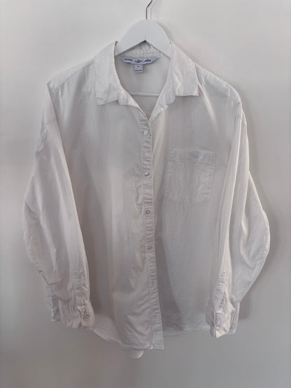 Old Navy Boyfriend Fit Cotton Button Up | Sz Medium