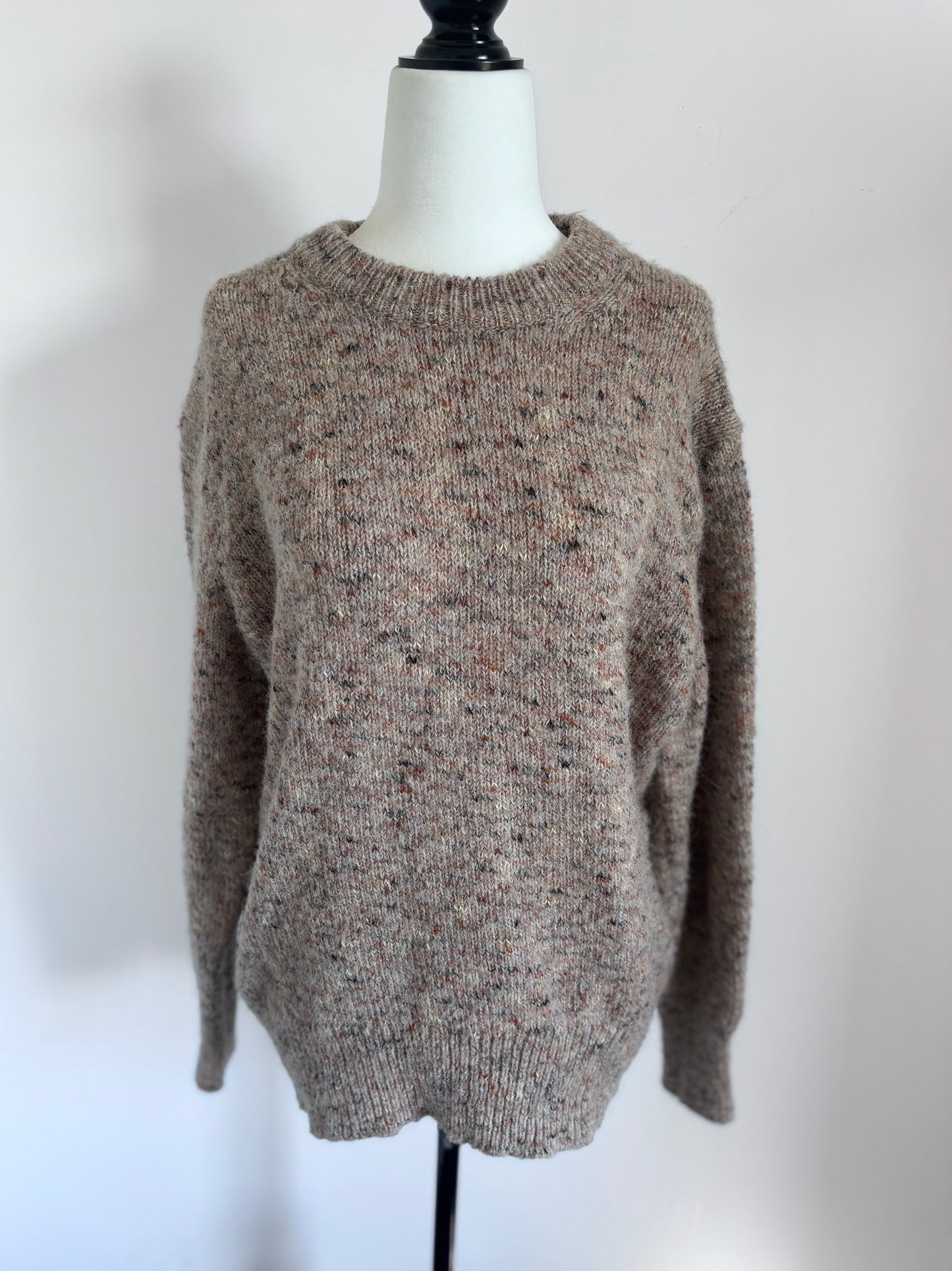 RD Style Speckled Taupe Sweater | Sz Small