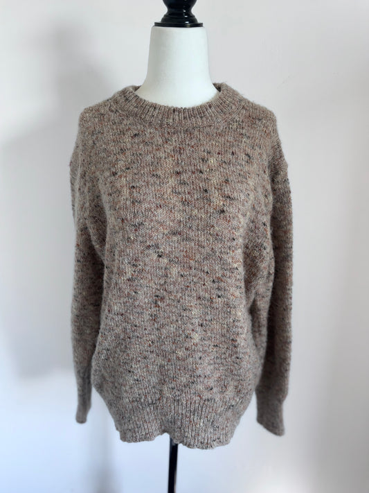 RD Style Speckled Taupe Sweater | Sz Small