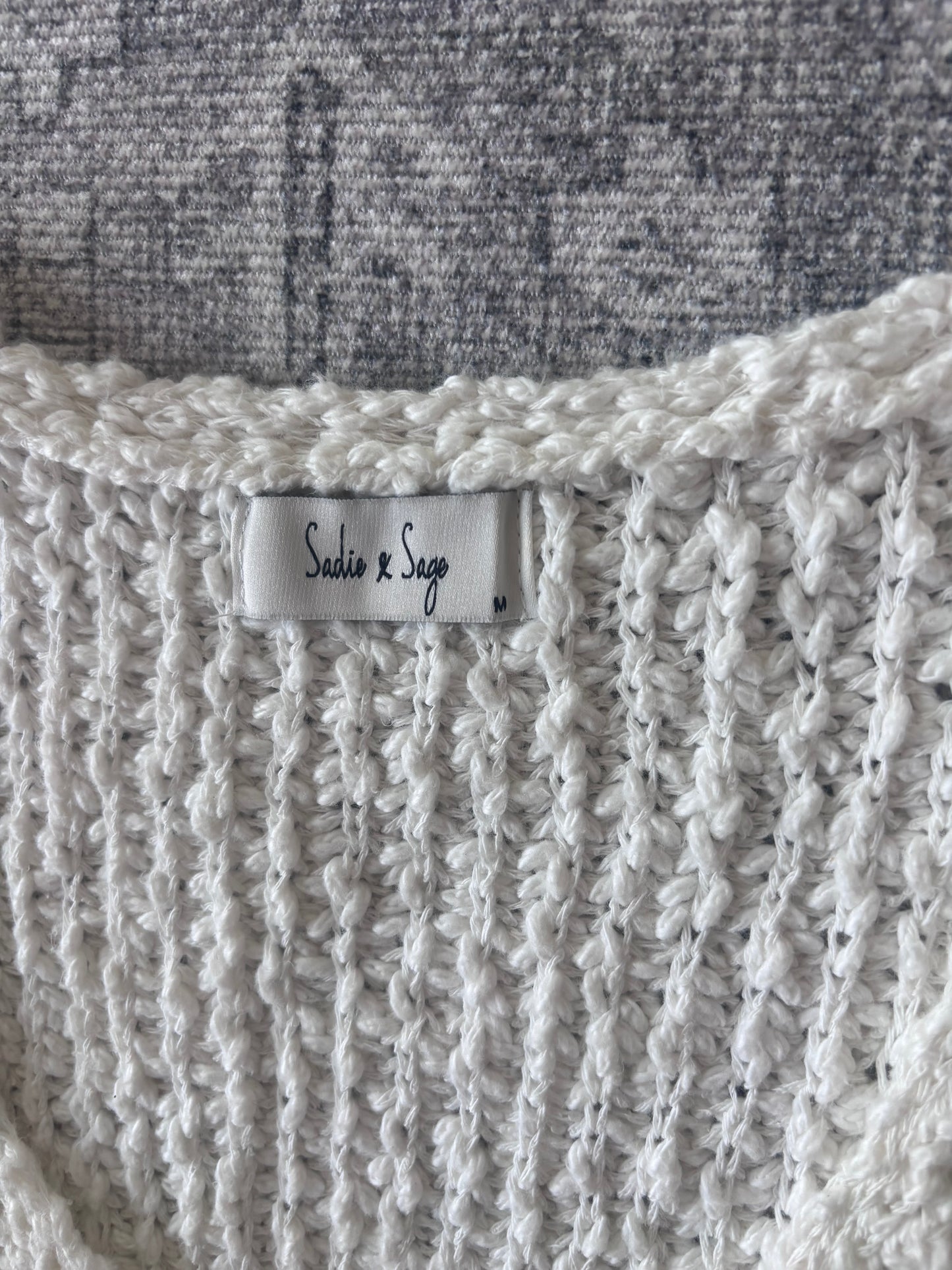 Sadie & Sage Arlo Cardi Vest | Sz Medium