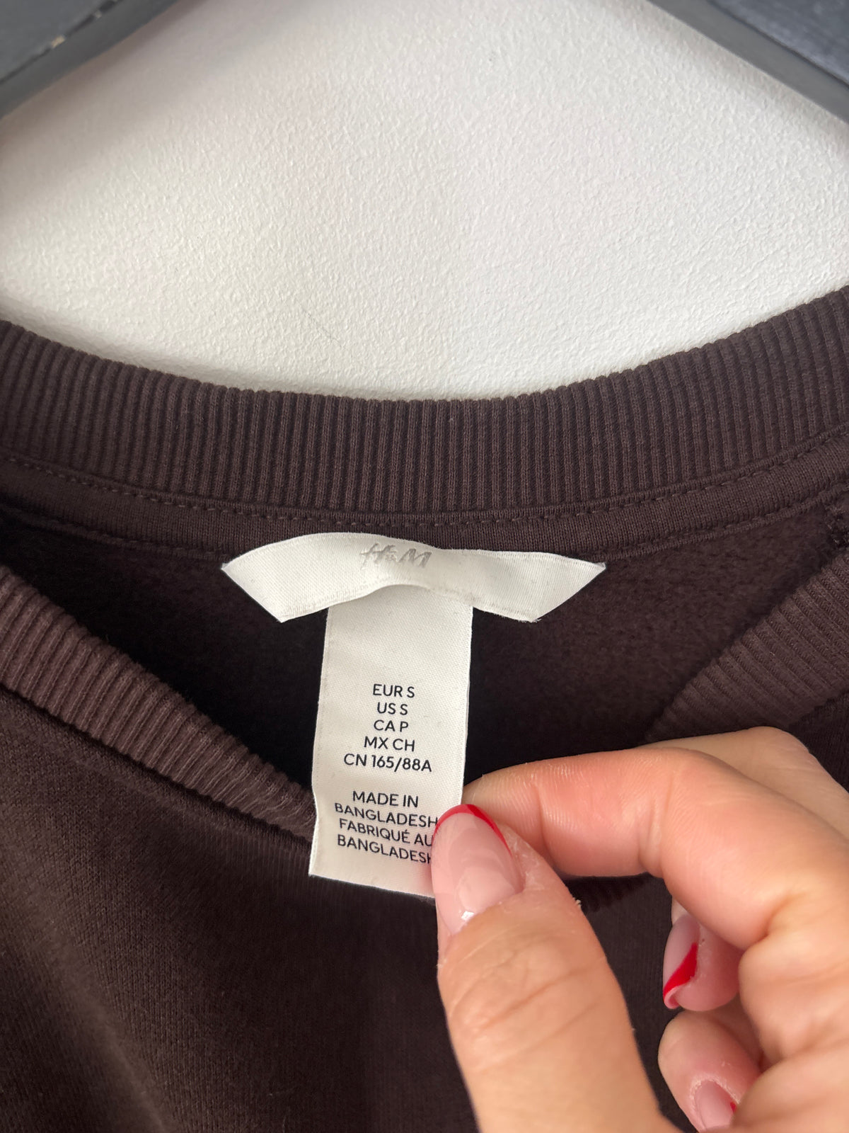 H&M Brown Short Sleeve Sweater | Sz Small (fits like M/L)