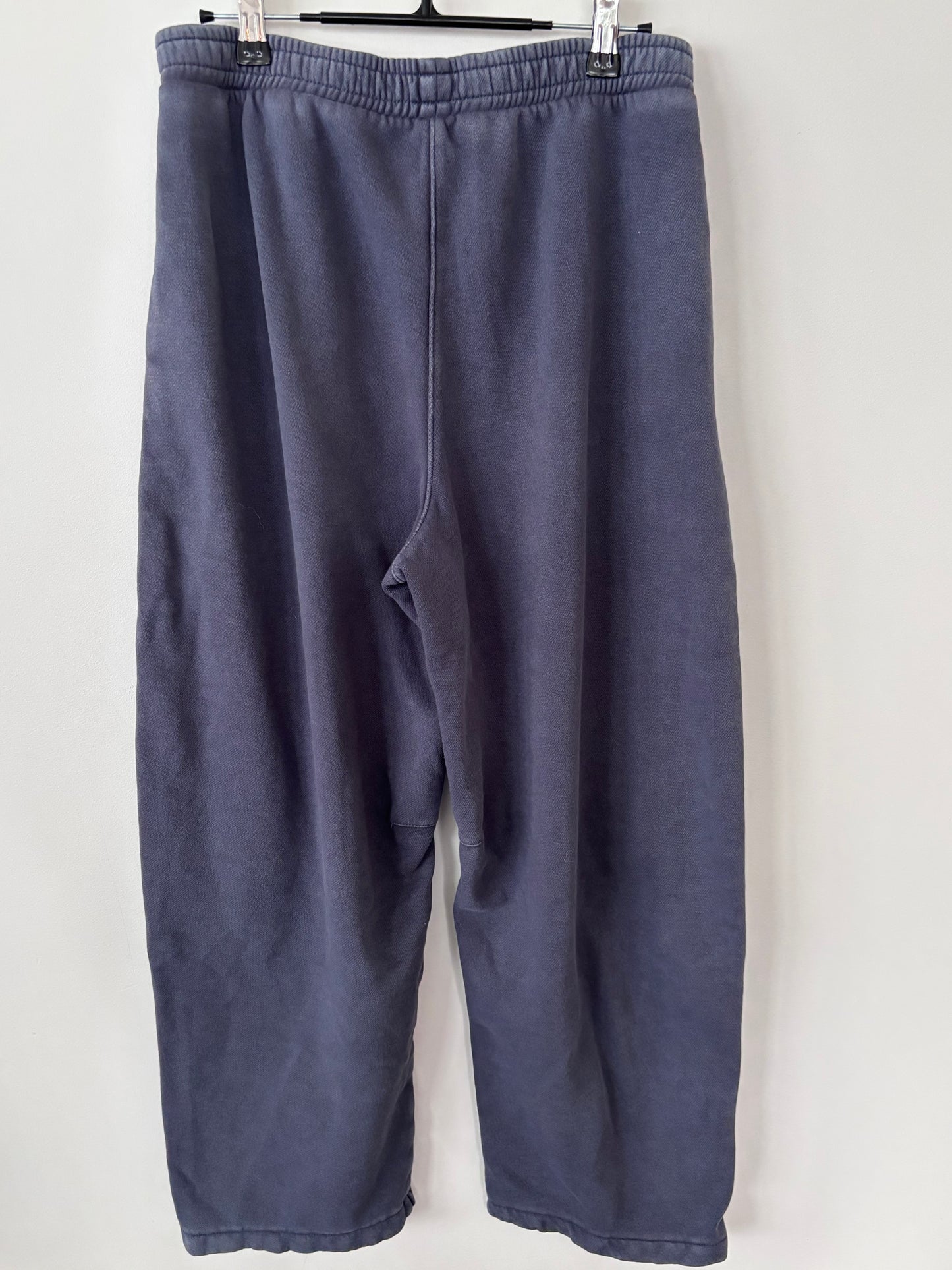 Gap Fleece Barrel Leg Sweatpants Navy | Sz Medium (fits a little big)